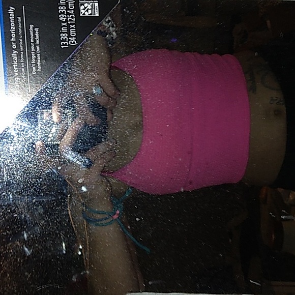 Neon pink bikini top /crop top - Picture 2 of 5